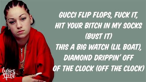 gucci flip flops song lyrics